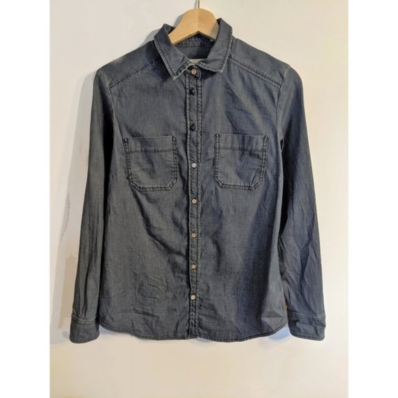 $10 Weekend MaxMara | Chambray Denim Shirt - Picture 1 of 8